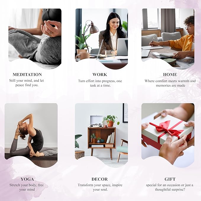 Crocon Rose Quartz Heart Shape Base Crystal Tree Gifts for Women, Healing Crystals Tree of Life Present Crystal Feng Shui Bonsai Trees for Positive Energy Good Luck Home & Office Decoration Gifts
