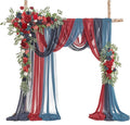 TINGE TIME Artificial Arch Flowers Kit Pack of 5, Wedding Decorations for Reception with Hanging Flowers, Wedding Arch Silk Floral Arrangements Ceremony Backdrop Bridal Shower Outdoor Party Decor