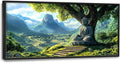 Buddha Large Wall Art Framed Wall Decor for Living Room Mountains Pictures Oversized Canvas Print Painting Modern Extra Large Artwork for Bedroom Office 60"x30"