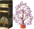 YATHABI Amethyst Crystals Tree - Wealth Stones and Crystal - Gemstone for Positive Energy - Purple Tree - Spiritual Gift - Chakra Decor
