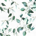 Erfoni Green Leaf Peel and Stick Wallpaper Floral Contact Paper for Bathroom 17.7inch x 197inch Eucalyptus Wallpaper Peel and Stick Vintage Flower Decorative Removable Wall Paper Vinyl Roll