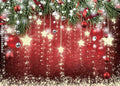SJOLOON Christmas Backdrops Red Ball Theme Background Shining Stars Background New Year Backdrop for Christmas Party Decoration Banner Photo Shoot 12364 (15x10FT)
