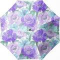 Small Compact Travel Automatic Folding Umbrella for Women, Portable Lightweight, Rain, Wind, UV Sun Shade