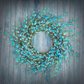 Blue Cloud Floral Background (36" X36), Blossom Flowers Decoration Wallpaper Newborn Baby Photography Background Backdrop Newborn Kids Baby Portrait Backdrop Photoshoot Photo Studio