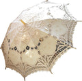 Handmade Ivory Lace Parasol Umbrella Wedding Bridal 30 Inch Adult Size
