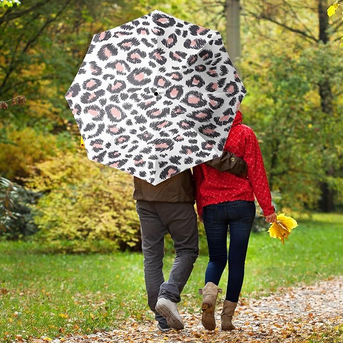Small Compact Travel Automatic Folding Umbrella for Women, Portable Lightweight, Rain, Wind, UV Sun Shade