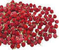 220 Pcs Dried Flowers Heads for Crafts Red Globe Amaranth Natural Dried Gomphrena Globosa Flower Bulk Dry Flower Arrangements for Wedding Decor Home Party Headband DIY