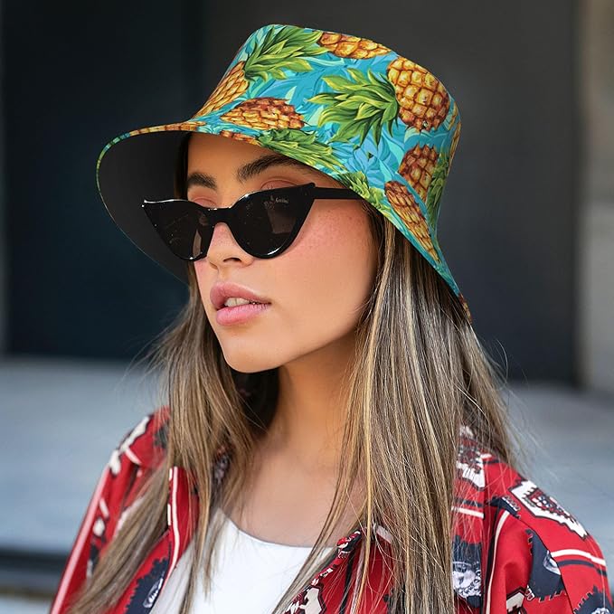 Bucket Hat Summer Beach Fisherman Cap Packable Sun Hats