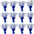 12 Pack Metallic Foil Spray Centerpiece Star Table Decoration Burst Table Centerpieces for Birthday New Years Nye Wedding Anniversary Graduation Holiday Party Supplies Decor, Navy Blue