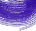 Mesh Tube Ribbon 25 Yards, 6mm Elastic Fabric Ribbons Mesh Tubing for Crafts/Gift Wrapping/Flower Bouquets/Wedding/Birthday/Holiday/Wreaths Christmas/Decoration[Dark Purple]