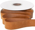 Ribbli Polyester Khaki Velvet Ribbon,1 Inches Continuous10-Yard Spool,Christmas Ribbon for Gift Wrapping,Floral Bouquets, Home Decor