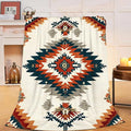 Boho Western Blanket Aztec Tribal Southwest Throw Blanket Southwestern Navajo Soft Cozy Fleece Fuzzy Stuffed Plush Flannel Gifts for Girls Women Boys Kids Adults 40''x50''