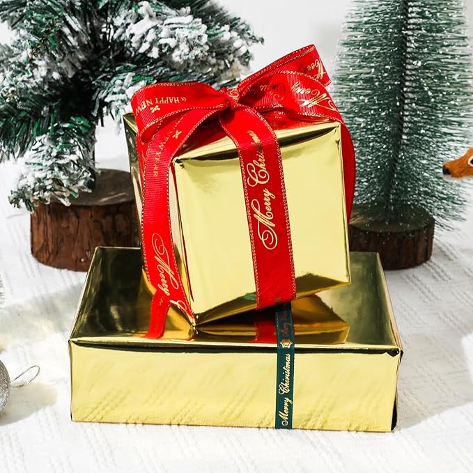 NESCCI Metallic Wrapping Paper, Solid Color Paper-3 Roll,17 Inches X 32.8 Feet Per Roll,Gift Wrapping Paper,Perfect for Wedding,Valentine's Day, Birthday,Baby Shower