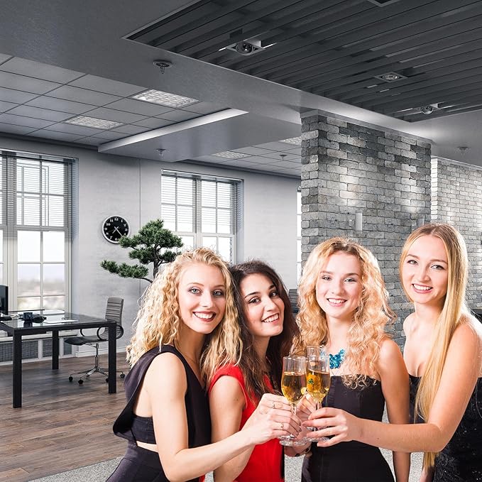 Modern Office Background for Video Conference Business Office Backdrop Interior Brick Wall Windows Virtual Offices Scene Photography Background Live Video Zoom Calls Backdrop Props 20x10ft
