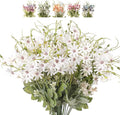 Artificial Flowers Wildflowers Silk Daisy Spring Fake Daisies Decoration Summer UV Resistant Colorful Mixed Bundles Faux Greenery Outdoor Plant Stem Filler for Home Decor Indoor Floral Arrangements