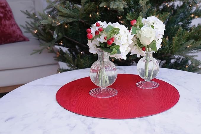 Glass Cambridge Ella 7" Bud Vase Set of 2 (Clear)