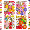 101Pcs Pressed Dried Flowers for Resin Molds, Real Natural Bulk Dry Floral Leave for DIY Art Crafts, Epoxy Jewelry, Candle, Soap Making, Nails Decors