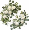 Pack of 2 Wedding Arch, Artificial Flowers, Wedding Decor，Flower Garland Be Suited to Banquet, Party, Reception Entrance Welcome Sign and Background Decoration (Starry Sky)