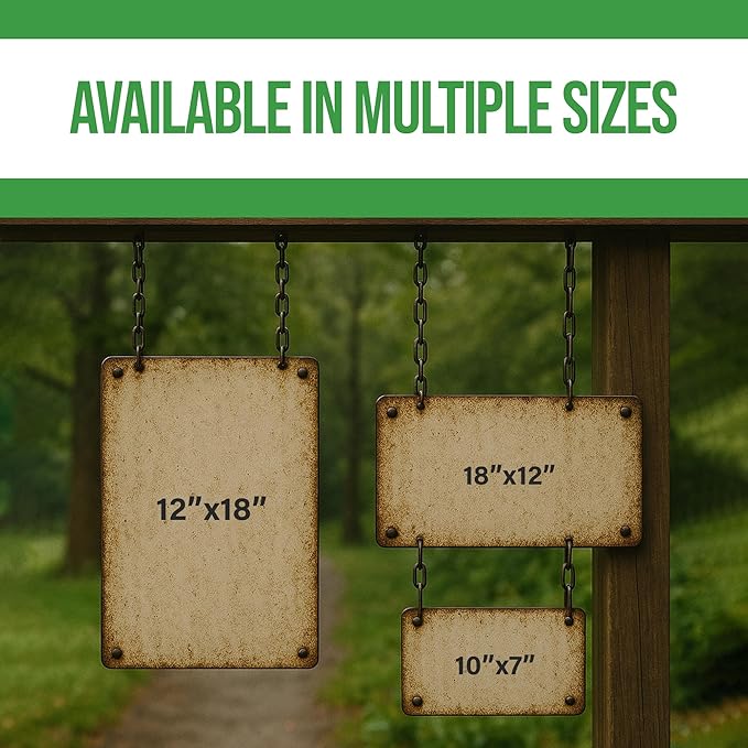 BABY CUDDLE BOX Custom Outdoor Signs by BCB – Heavy-Duty 1mm Thick Personalized Wall Art | Vintage Outdoor Decor for Yard, Street, Garage & Garden | Multiple Sizes | Made in USA