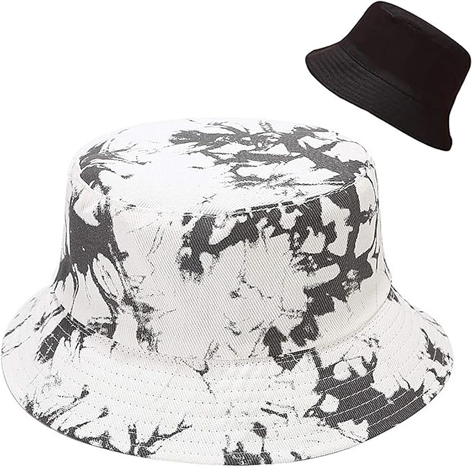 XYIYI Cute Bucket Hat Beach Fisherman Hats for Women, Reversible Double-Side-Wear