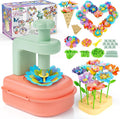 beefunni Flower Bouquet Craft Kit, DIY Arts and Crafts Toys for Kids Ages 4-8, Educational Flower-Making Activity Toy Set for Toddler and Kids, Birthday Gift for 4 5 6 7 8+ Year Old Girls and Boys