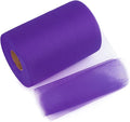 Purple Tulle Mesh Ribbon 6 Inch x 100 Yards(300ft) Netting Spool Fabric Ribbon Ideal for Tutu Skirt Art Gift Wrapping Flower Bouquet Crafts Weddings Floral Arrangements