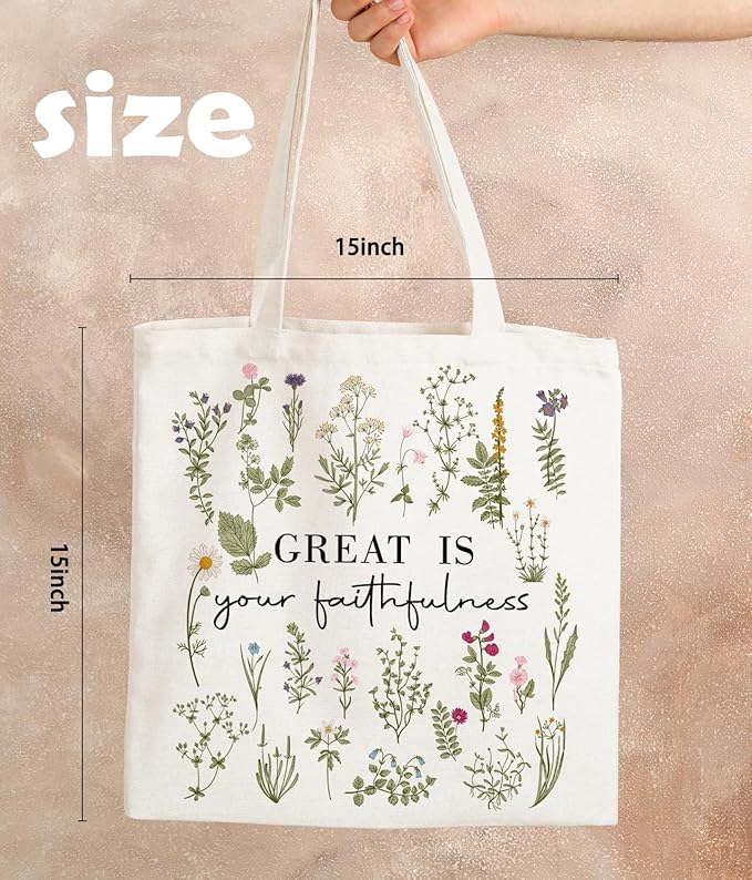 Christian Tote Bag, Christian tote Bag for Women, Bible tote bag, Bible Tote Bags for Women, Foral Tote Bag