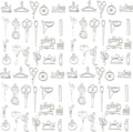 WOCRAFT 60pcs Bright Silver Sewings Charms Bracelet Charms for Jewelry Making Sets DIY Necklace Bracelet Keychain Crafting Charms Kit Craft Supplies (SN915)