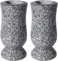 Natural Granite Cemetery Vase for Grave Headstone Decoration Timeless Memorial (2)