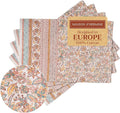 Maison d' Hermine Placemats Set of 4 100% Cotton Washable Cloth Place Mats, Reusable Table Mats for Thanksgiving Christmas Decorations Kitchen Dining Party Wedding Restaurant (Nila, 13" x 19")