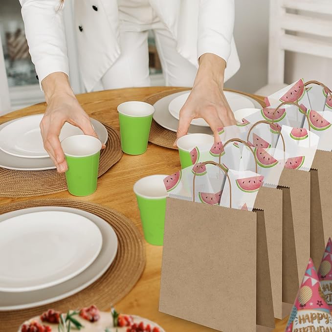 Pro Supply Global Watermelon Printed Tissue Paper for Gift Bags or Boxes and Wrapping - Summer Bulk Decorative Art Tissue Paper for Packaging and Gifting | 24 Sheets 20" x 30"
