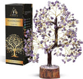 FASHIONZAADI Amethyst Crystals Tree of Life - Stones and Crystals - Bonsai Tree - Good Luck Gifts for Women - Meditation Accessories - Chakra Stones Decor