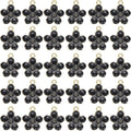 MECCANIXITY Enamel Charm Cherry Blossom Alloy Cute Small Flower Charm Gold Plated Pendant for Jewelry Making