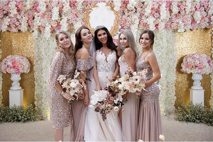 10x7ft Pink Flower Wall Photography Backdrop Proposal Ceremony Wedding Floral Photography Background Women Girl Birthday Party Bridal Shower Decor Banner Photo Booth Props