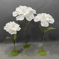 Giant Artificial Flower, 4.6ft Large EVA Flower Backdrop Decorations for Wedding Birthday Christmas Party Photography Shop Window Home Decor Props, White