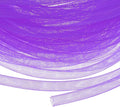 Mesh Tube Ribbon 25 Yards, 8mm Elastic Fabric Ribbons Mesh Tubing for Crafts/Gift Wrapping/Flower Bouquets/Wedding/Birthday/Holiday/Wreaths Christmas/Decoration[Violet]
