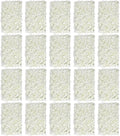 3D Flower Wall Panel, 20pcs Artificial Floral Wall Backdrop, Realistic Silk Flower Backplanes, Roll Up Fake Flower Background for Valentines Wedding Party Photo Arrangement Outdoor Decor(Milky White)