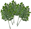 60Pcs Italian Ruscus Greenery Stems Artificial Silk Greenery Leaves for DIY Wedding Arch Bouquet Filler Table Centerpieces Home Indoor Decor