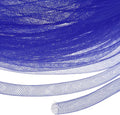Mesh Tube Ribbon 25 Yards, 10mm Elastic Fabric Ribbons Mesh Tubing for Crafts/Gift Wrapping/Flower Bouquets/Wedding/Birthday/Holiday/Wreaths Christmas/Decoration[Dark Blue]