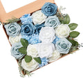 Artificial Flowers Combo, Fake Flowers for DIY Tables Centerpieces Baby Shower Bridal Shower Wedding Bouquet Arrangements Party Candle Holder Cake Decor Flower Home Decorations
