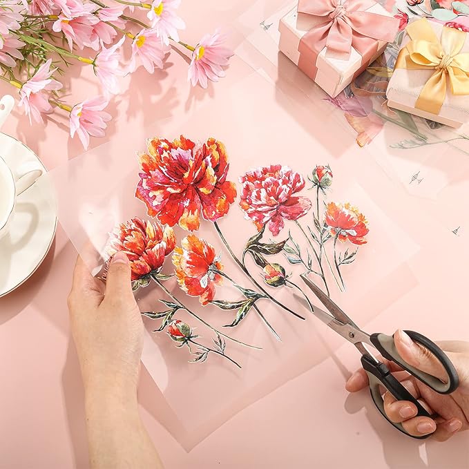 Kisston 24 Pcs Wild Flower Iron on Patches for Clothing Colorful Spring Summer Flowers Heat Transfer Stickers Decals Washable Iron on Transfers for T Shirts Appliques for Clothes DIY Pillows