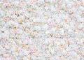 BELECO 8x6ft Fabric Flower Wall Backdrop Pink White Roses Flowers Floral Wall Background Backdrop Valentine's Day Party Engagement Newborn Baby Shower Birthday Wedding Photoshoot Studio Props