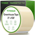 VIVOSUN Greenhouse Repair Tape, 6.3 mil 3" x 108' Weatherproof Clear Poly Patch Tape, Heavy Duty Greenhouse Sheeting Coverings Film Tape for Plastic Sheeting and Tents