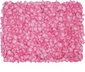 CNCEST 20Pcs Flower Panels,15.7"x 23.6" Artificial Flower Wall Panel, Pink Flower Backdrop Wall for Home Party Wedding Christmas Festival Photo Backdrop Decor (Pink-20pcs)
