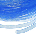 Mesh Tube Ribbon 25 Yards, 10mm Elastic Fabric Ribbons Mesh Tubing for Crafts/Gift Wrapping/Flower Bouquets/Wedding/Birthday/Holiday/Wreaths Christmas/Decoration[Blue]