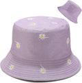 XYIYI Cute Bucket Hat Beach Fisherman Hats for Women, Reversible Double-Side-Wear