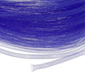 Mesh Tube Ribbon 45 Yards, 4mm Elastic Fabric Ribbons Mesh Tubing for Crafts/Gift Wrapping/Flower Bouquets/Wedding/Birthday/Holiday/Wreaths Christmas/Decoration[Dark Blue]
