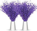 Geosar 30 Pcs Christmas Artificial Glitter Berry Stem Decorations 17 Inch Faux Stick Floral Pick Centerpiece Bouquet Flower Bead Twigs for Centerpiece Tree Wreath Xmas Ornaments Home(Purple)