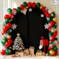 Black Arch Backdrop Covers - 7.2FT, 6FT Spandex Fitted Wedding Arch Stand Covers Double-Sided Arch Covers Stretchy Backdrop for Christmas Party, Wedding, Birthday, Baby Shower Decorations