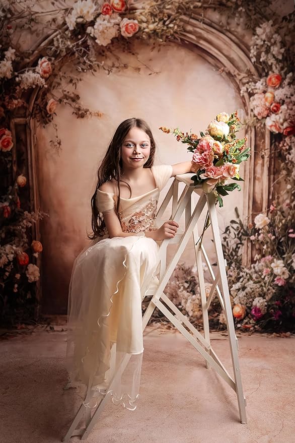 Kate Flower Wall Backdrops Arch Pregnant Wedding Party Supplies Photo Shoot Portrait Photo Background, 8x8ft